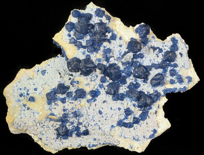 Deep Blue Fluorite on Matrix - China #46161
